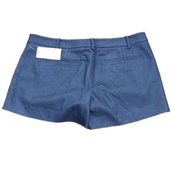MICHAEL KORS NWT DARK CHAMBRAY WOMENS  3” SHORTS SIZE 10 - Picture 2 of 3